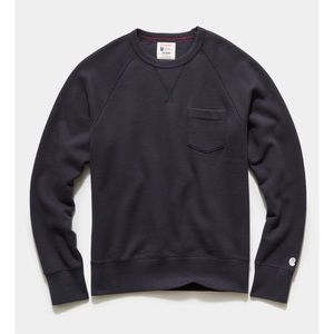 Todd Snyder x Champion Midweight Pocket Sweatshirt in Original Navy - L